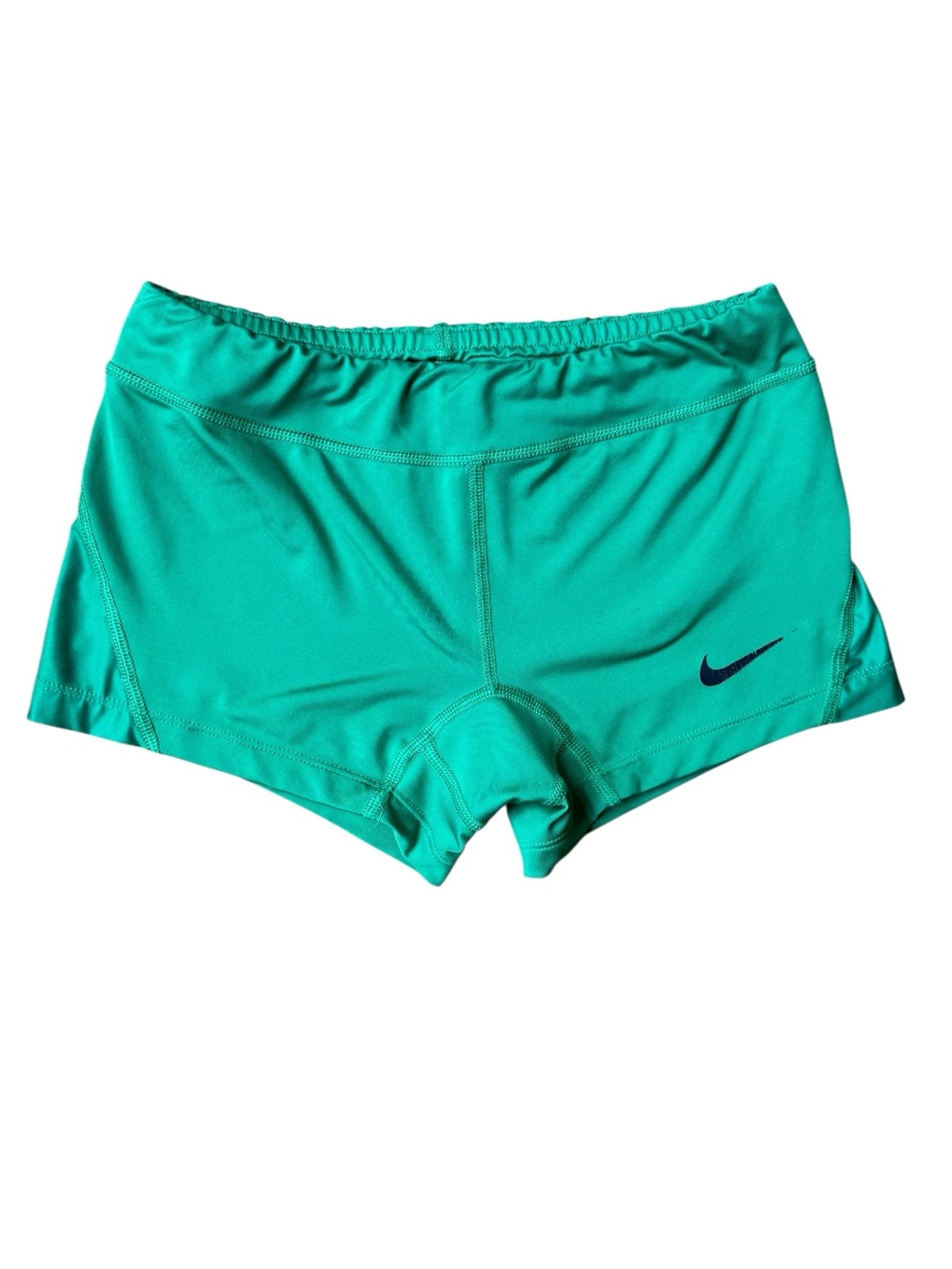 Nike Dri Fit Women's 3" Training Shorts- Green Compression Athletic Gym